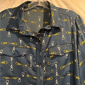 Stylish Blue chain. dress women